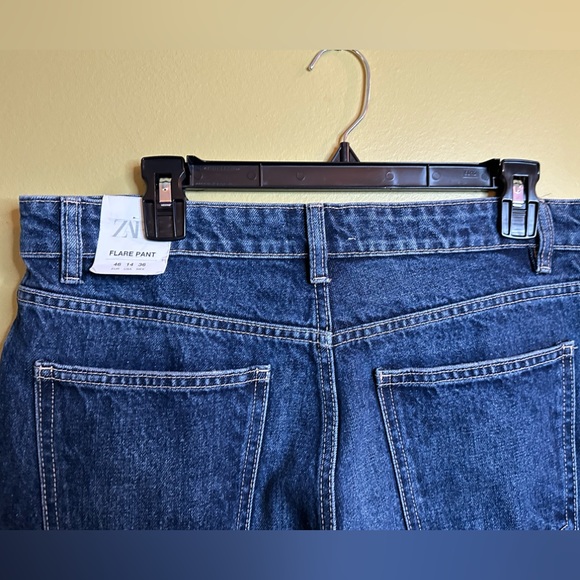 ZARA Flare Jeans - Size 14 - NWT - Picture 8 of 13